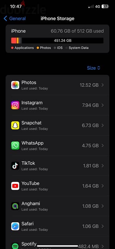 iPhone Xsmax 512g 81% 2