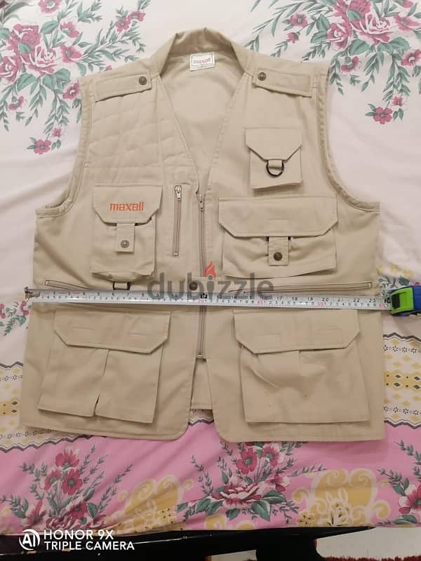 Maxell vintage cargo vest 1