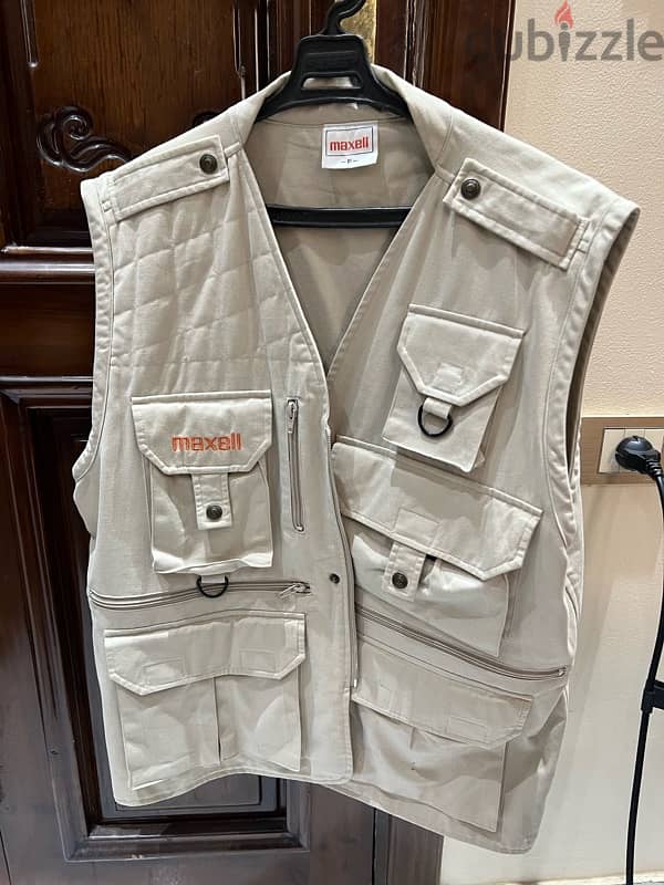 Maxell vintage cargo vest 3