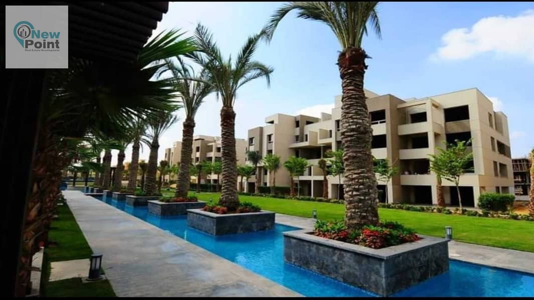 Own with Hassan Allam a fully finished apartment in Garden Prime Location in Swan Lake Compound in the First Settlement 0