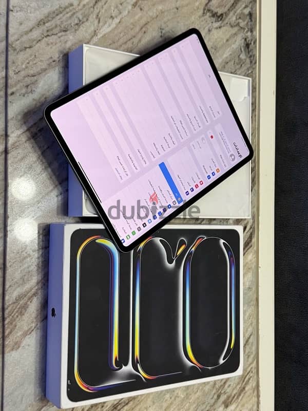 Ipad Pro M4 13 Inch  جديد تماما اتشحن ٦ مرات فقط بالضمان 2