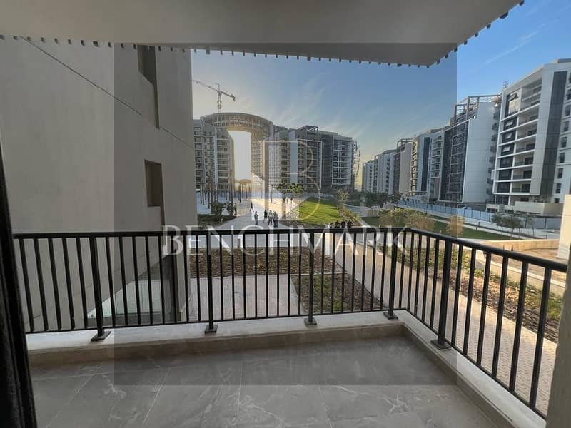 Apartment for sale 202 m in Zayed West Towers finished with kitchen and ACs at Entrance 1, Sheikh Zayed next to Hyper One and Arkan Plaza installments 5