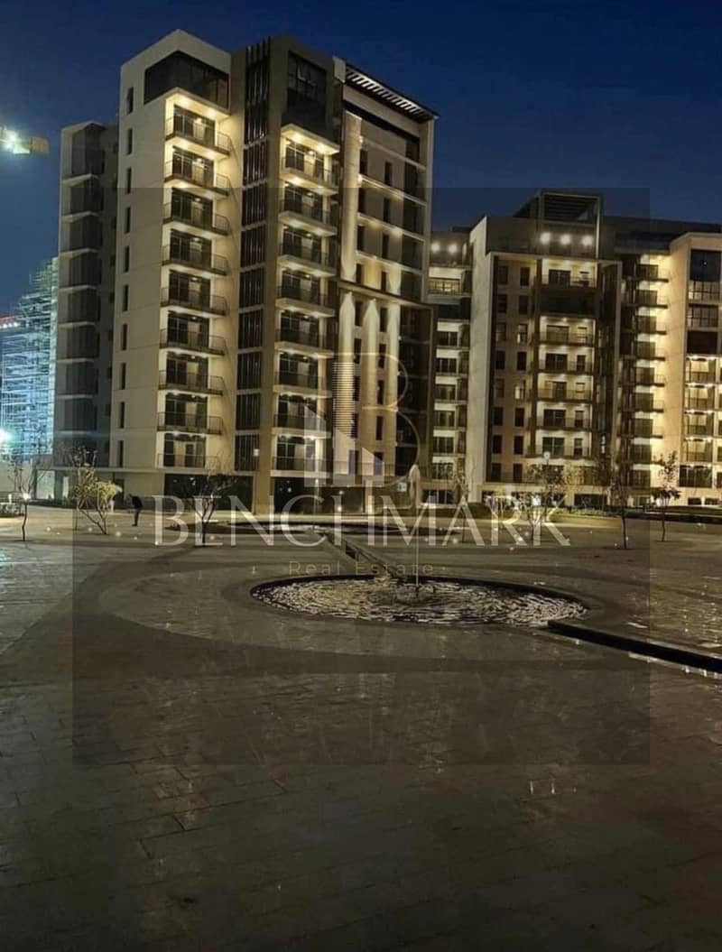 Apartment for sale 202 m in Zayed West Towers finished with kitchen and ACs at Entrance 1, Sheikh Zayed next to Hyper One and Arkan Plaza installments 8