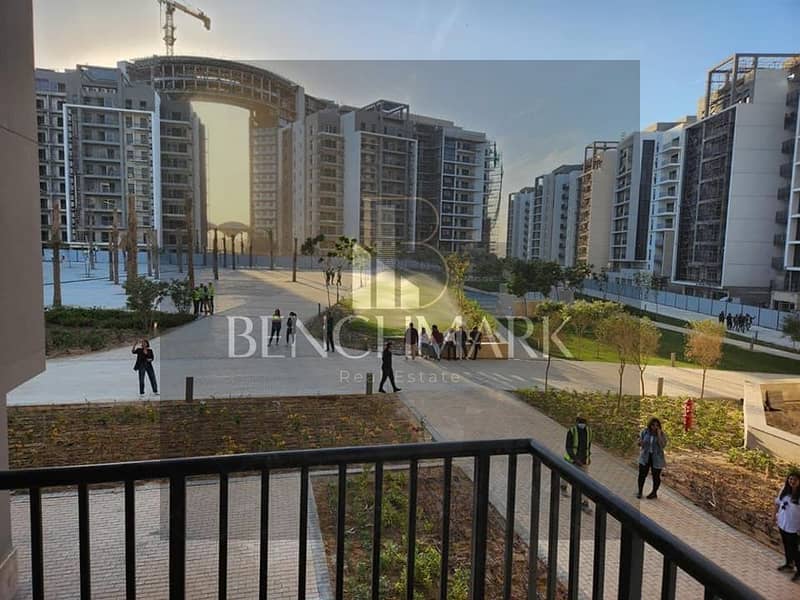 Apartment for sale 202 m in Zayed West Towers finished with kitchen and ACs at Entrance 1, Sheikh Zayed next to Hyper One and Arkan Plaza installments 13