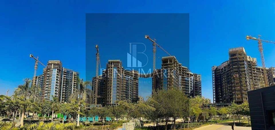 Apartment for sale 202 m in Zayed West Towers finished with kitchen and ACs at Entrance 1, Sheikh Zayed next to Hyper One and Arkan Plaza installments 16