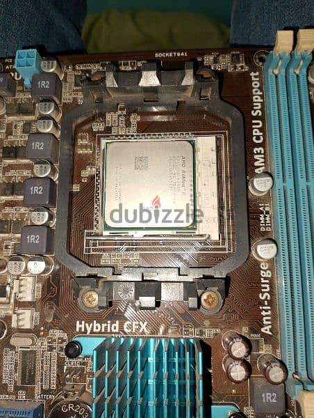 مازر بورد +معالج المازر بورد M4A78LT-M LE والمعالج AMD Athlon II 0