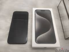 Iphone 15 Pro Max, Black Titanium, 256GB, Just active only