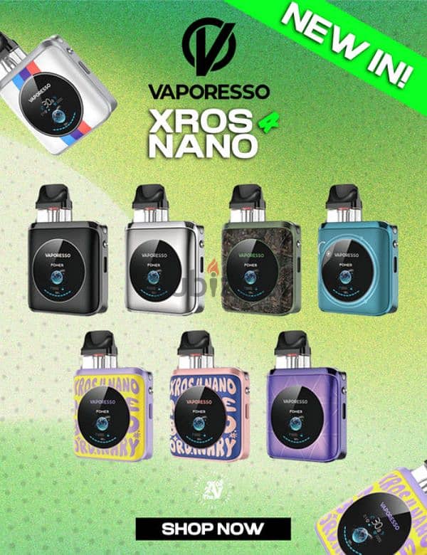 VAPORESSO XROS 4 NANO vape فابوريسو اكس روس 4 نانو فيب جديد متبرشم 1