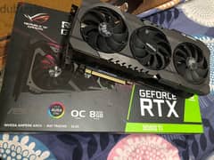 RTX 3060TI asus rogstrix OC