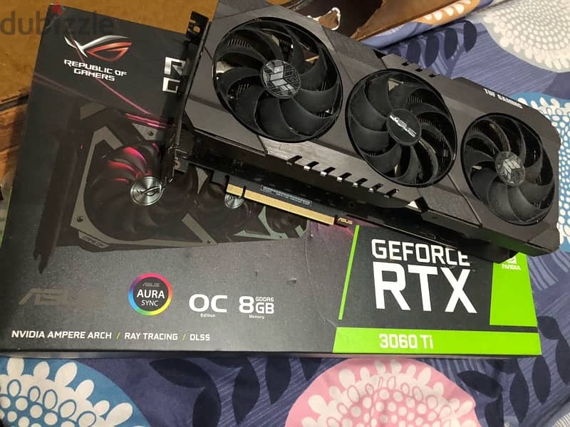 RTX 3060TI asus rogstrix OC 2