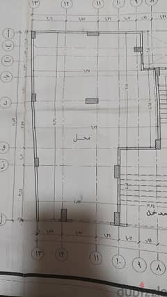 محل للبيع في تقسيم النيابه الاداريه شارع فواكه البحر بجوار عماد الدين