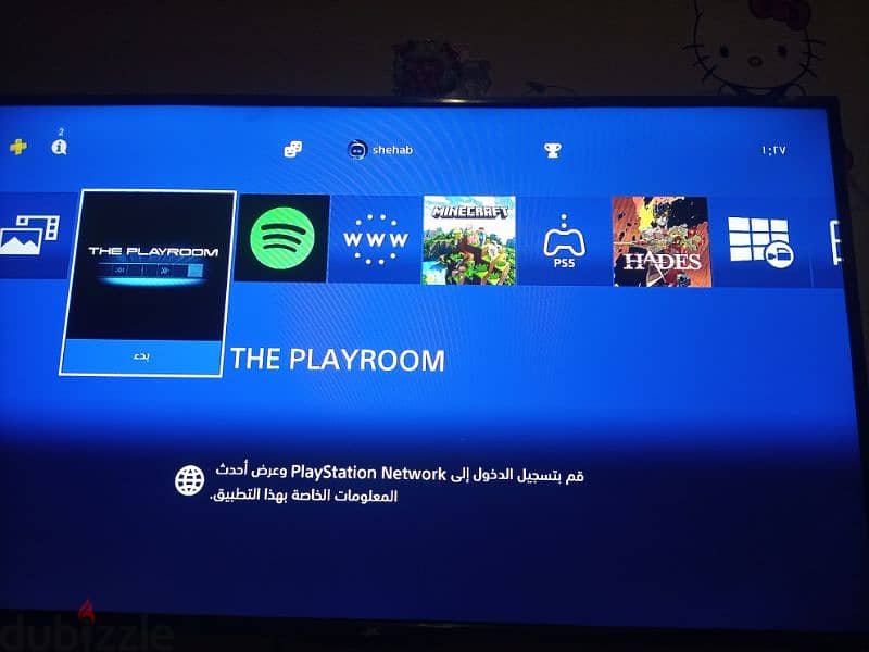 للبيع جهاز ps4 برو 1 تيرا+ درعين 8