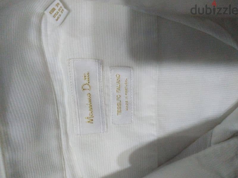 used once Massimo dutti  tuxedo قميص عريس 1