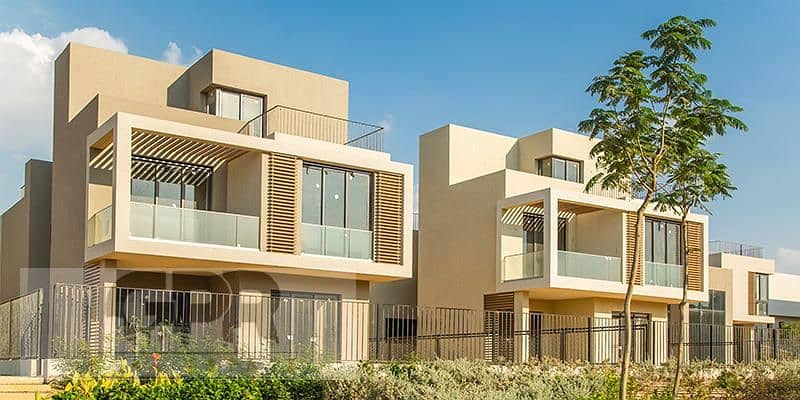 Luxury fully finished villa 3th floors in sodic east with privatr garden+basment in villas only compound 17