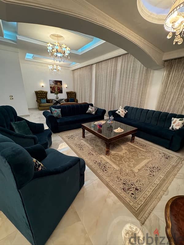 From Owner fully furnished duplex for rent- new cairo/ north academy 3