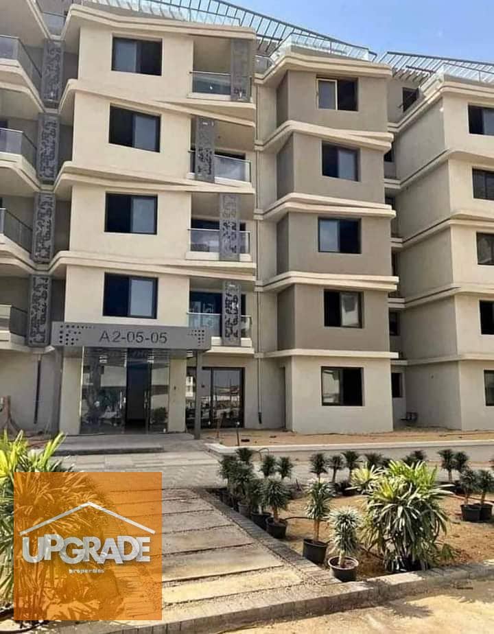 Ready to move Apartment 171, fully  finished view, landscape, in Badya Palm Hills Compound, 6 October, installments up to 8 years 20