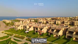 For sale, chalet + garden, immediate receipt, first row on the sea, in the heart of Ain Sokhna, in La Vista Garden Village, in installments over 5 yea 0