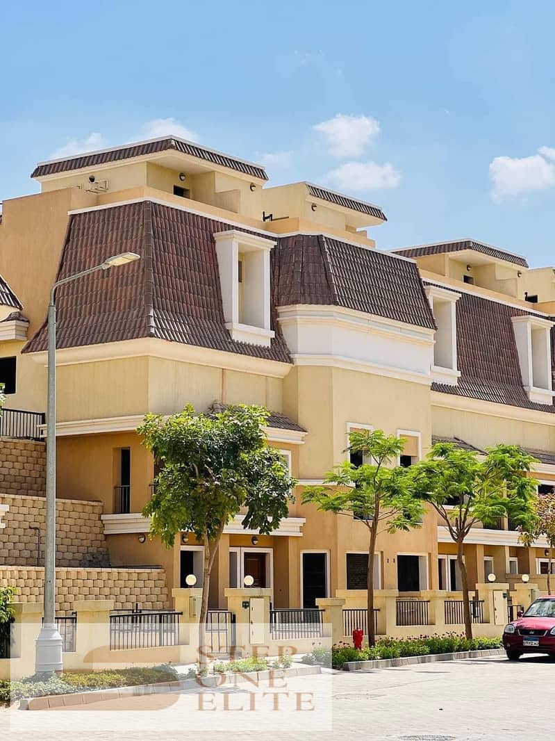 Villa for sale at a 42% discount in Sarai Compound in installments 8