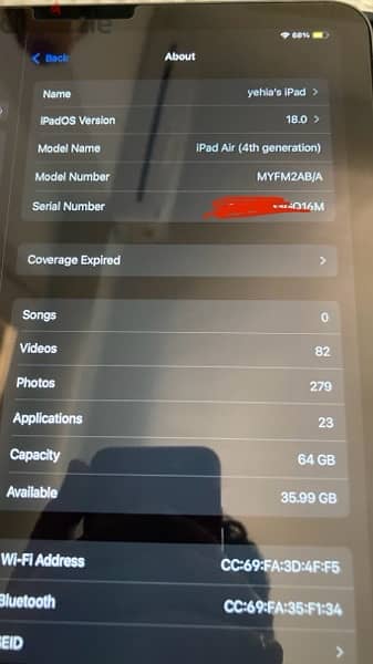 ipad air 4 64gb آيباد اير