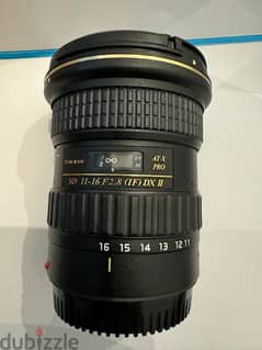 Canon Lens Tokina 11-16 F2.8