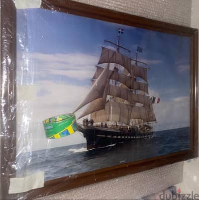 Tableau/Framed print of vintage ship