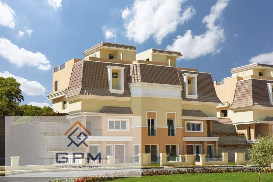 Duplex with garden for sale with the best price in Sarai Mostakbal City 0