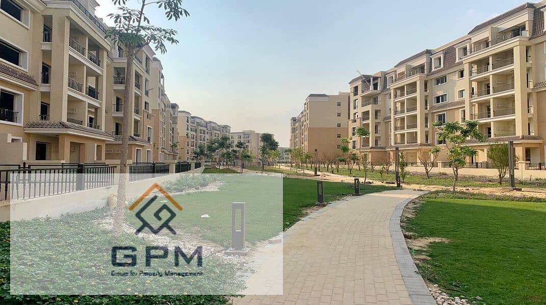 Duplex with garden for sale with the best price in Sarai Mostakbal City 5