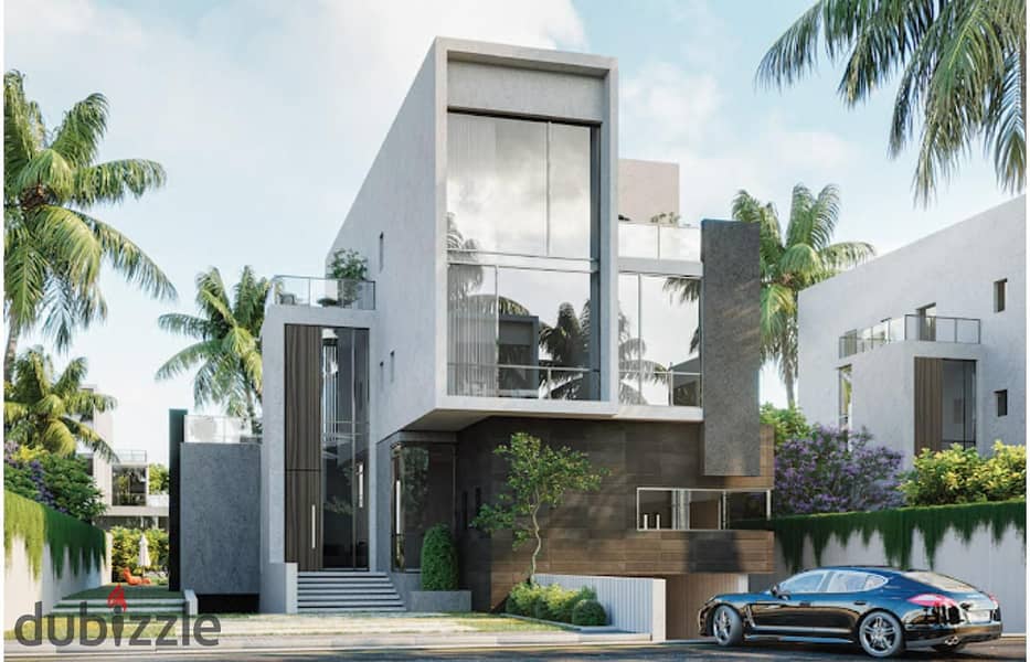 Twin house  For Sale At Waterway villas - New Cairo - Compound Villas Only 3