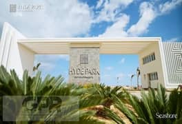 شاليه للبيع في سي شور راس الحكمة هايد بارك الساحل الشمالي باقساط 8 سنوات علي اللاجون  lagoon view chalet in Hyde Park SeaShore Ras El Hekma North Coas