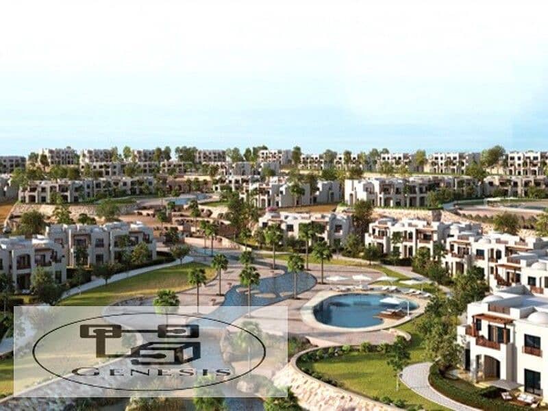 purchased a duplex with a garden in Makadi Heights in the city of Hurghada from Orascom 6