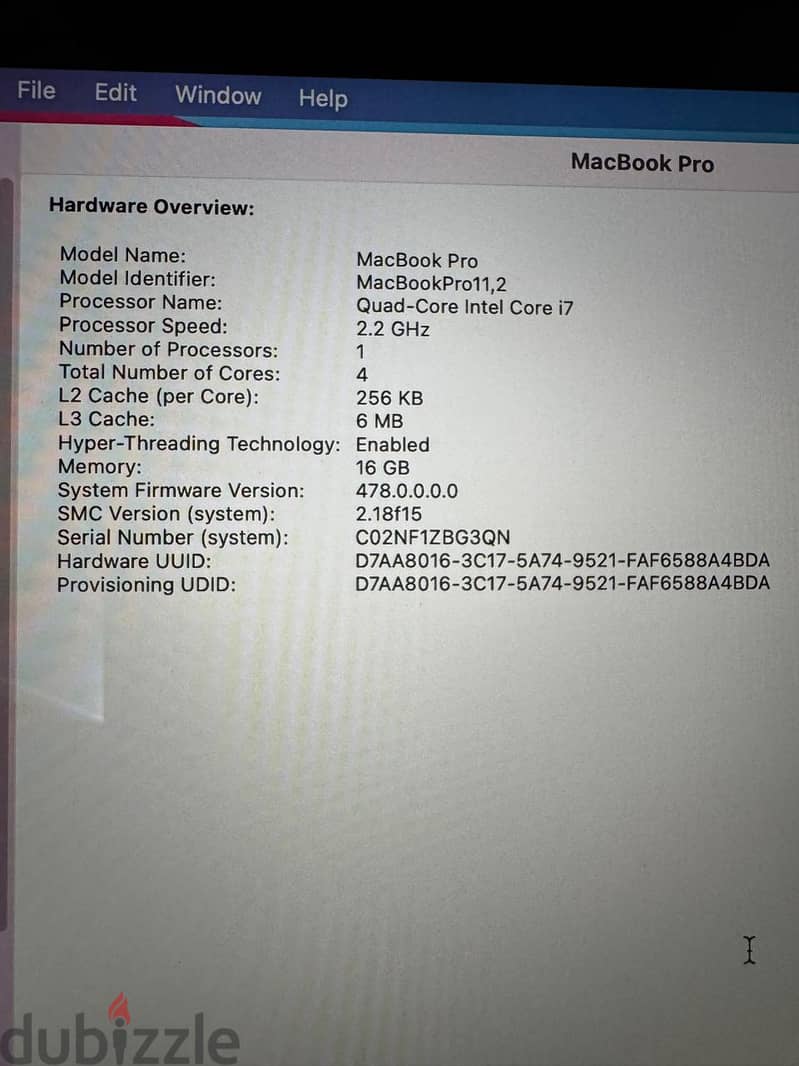 Apple Macbook pro 11