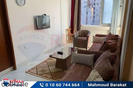 Apartment for rent furnished 130 m Miami (Gamal Abdel Nasser main street next to Classic)