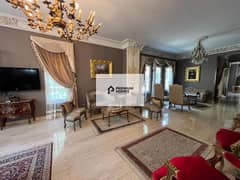 Classic design villa for sale, immediate delivery, fully finished with furniture in Hyde Park Compound, New Cairo