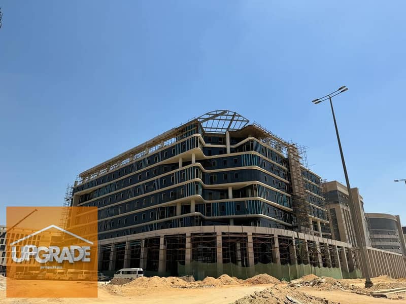 Administrative office 54 m, immediate delivery, finished with air conditioners, view of a main street in the government district, investment in the ad 0