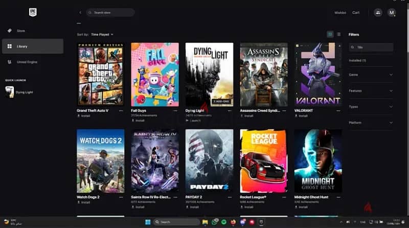 Epic games account for sale (51 games -16 online-) 1