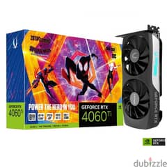 كارت شاشة ZOTAC RTX 4060 Ti 8GB Twin Edge GAMING OC SPIDER-MAN