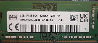 RAM 8G DDR4.3200 0