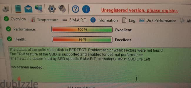 Ssd 128 gb SK hynix health 99%