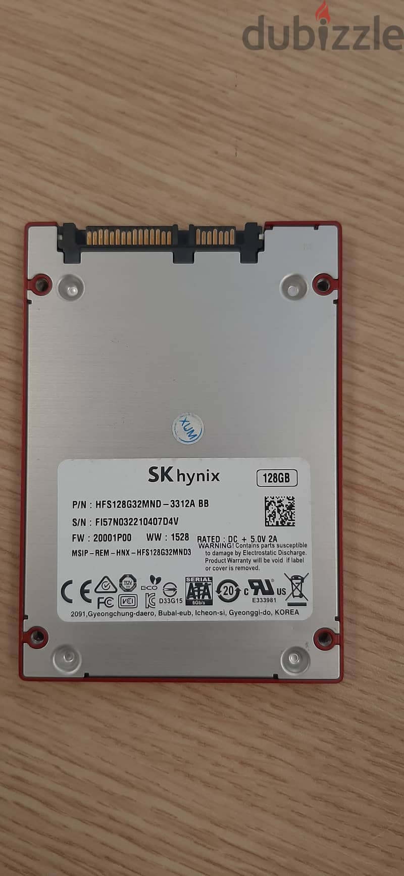 Ssd 128 gb SK hynix health 99% 1