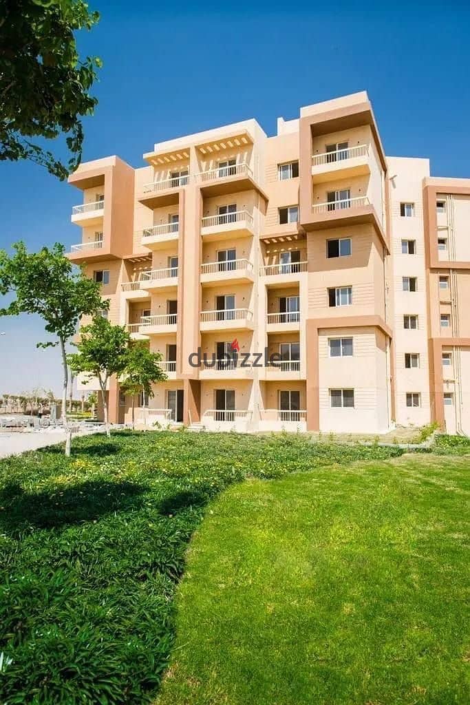 Apartment for sale in October Gardens in Ashgar City Compound, second floor, 100 m, 3 rooms - 1 bathroom. The compound is inhabited and has all servic 11