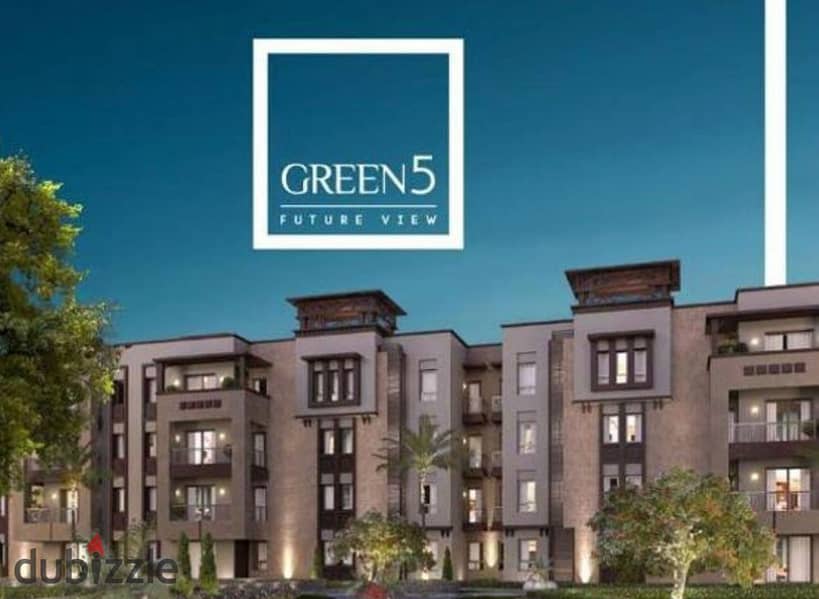 Apartment for sale inside Green Compound 5, Idris Buildings, 6th of October, Northern Expansions. Apartment area: 205 sq. m. 8