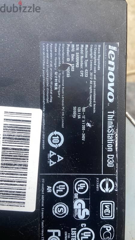 lenovo Thinkstation D30 1