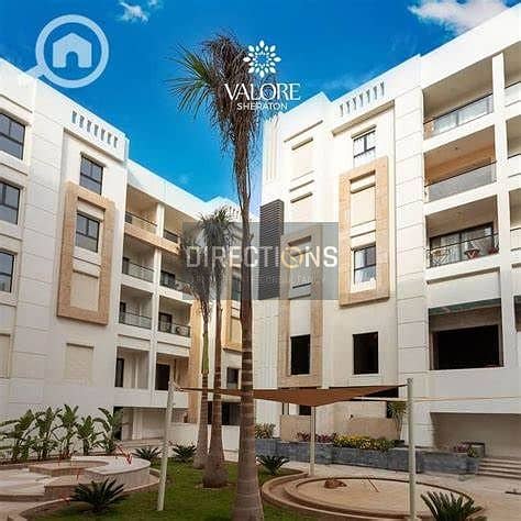 Next to City Center Almaza fully finished hotel apartment with air conditioning in the Volare Sheraton Compound near Al Ahly Club 8