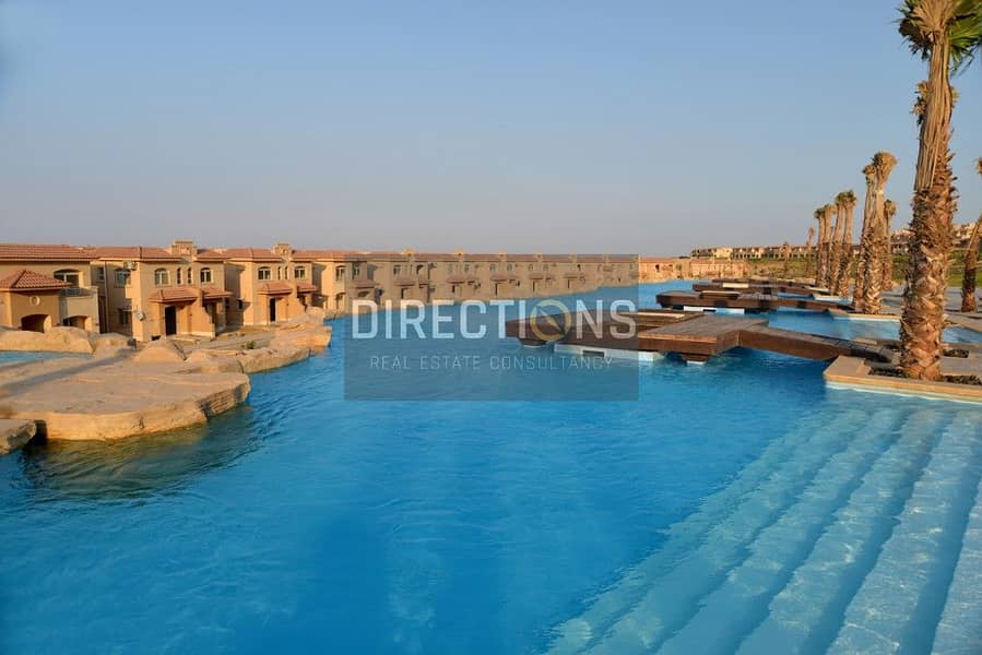 with Panoramic sea view chalet with ACs for sale in Telal Sokhna near Porto Sokhna and next to AZHA 2