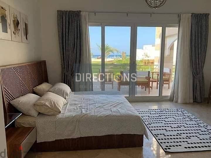 with Panoramic sea view chalet with ACs for sale in Telal Sokhna near Porto Sokhna and next to AZHA 5