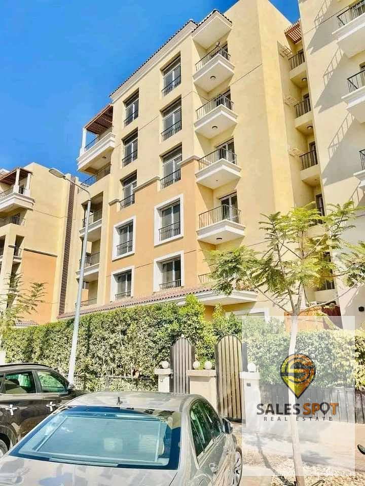 (Ask about the rest of the discounts) A distinctive apartment for sale in a prime location in Sarai Compound next to Madinaty, minutes from the Fifth 0