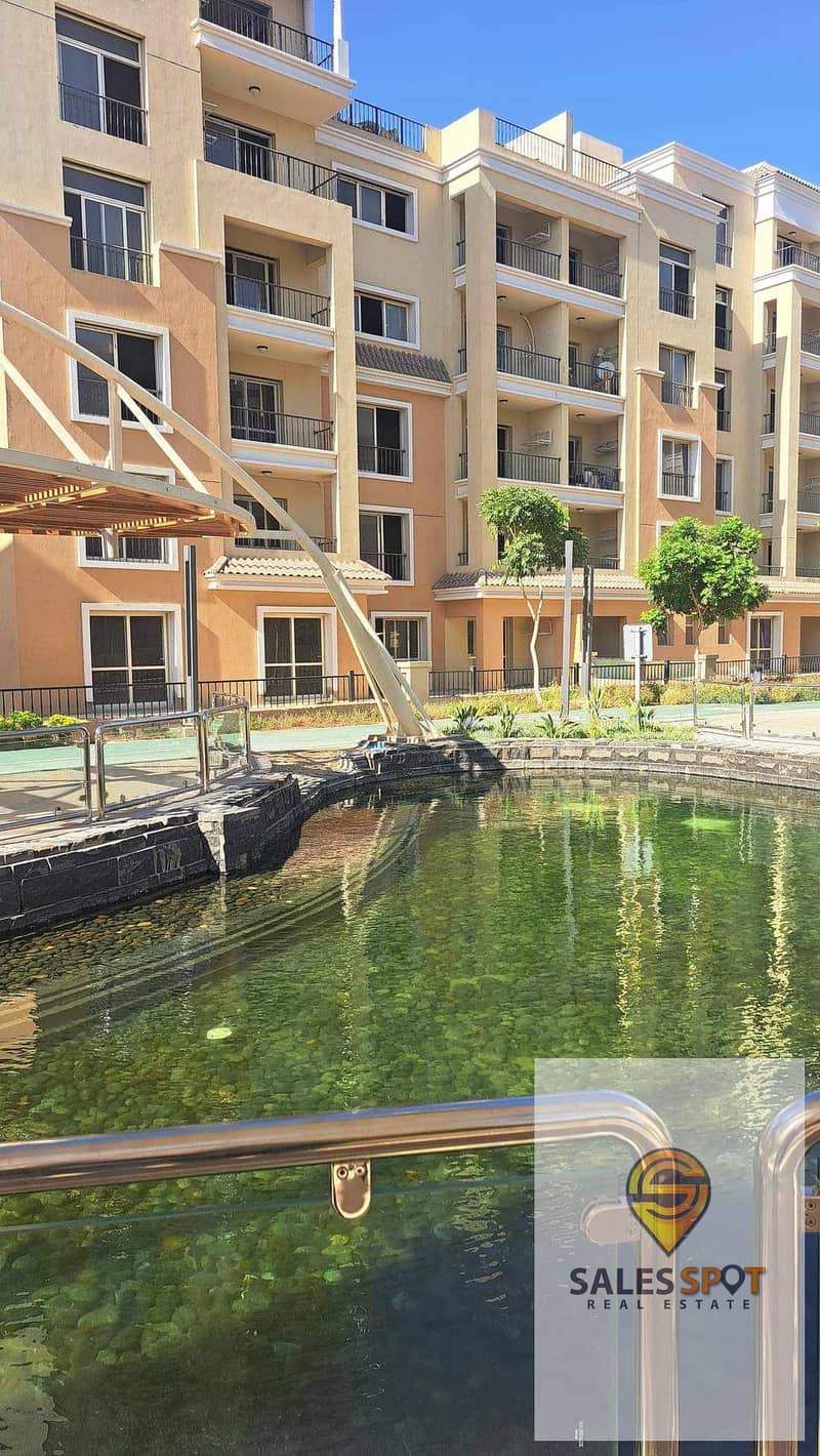 (Ask about the rest of the discounts) A distinctive apartment for sale in a prime location in Sarai Compound next to Madinaty, minutes from the Fifth 4