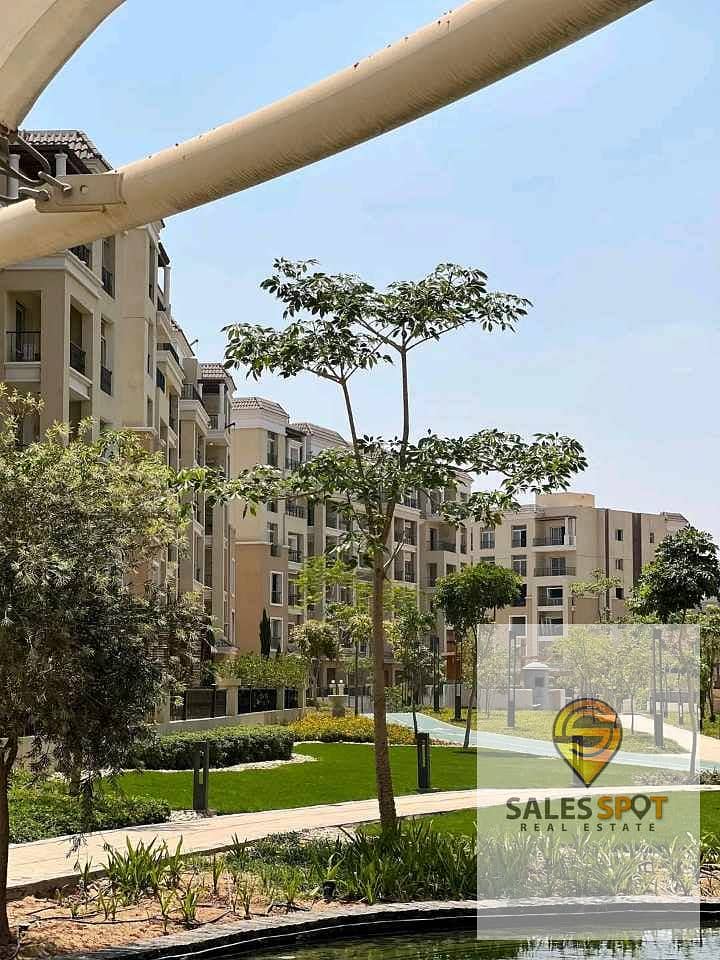 (Ask about the rest of the discounts) A distinctive apartment for sale in a prime location in Sarai Compound next to Madinaty, minutes from the Fifth 5