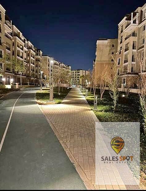 (Ask about the rest of the discounts) A distinctive apartment for sale in a prime location in Sarai Compound next to Madinaty, minutes from the Fifth 11