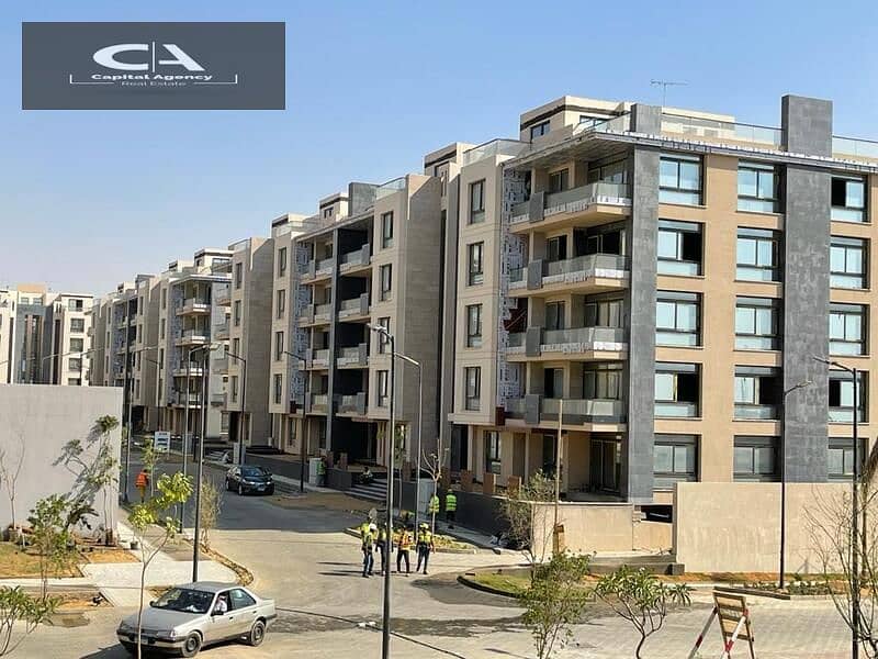 Ready to move own your apartment with a  roof, 4/3 finishing, in Azad Compound in the heart of Fifth Settlement A distinctive view of the lagoon 16